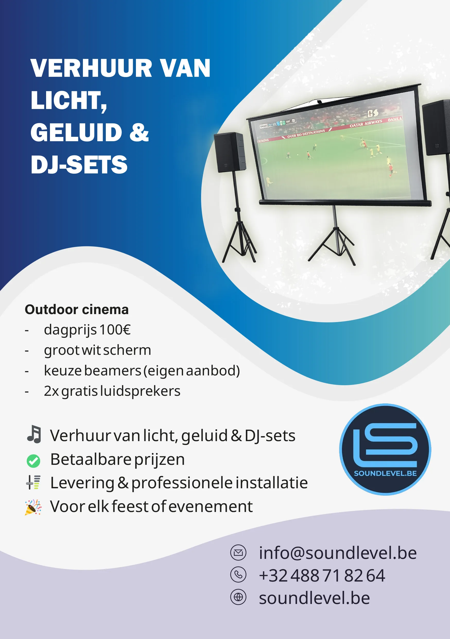 Verhuur licht & geluid